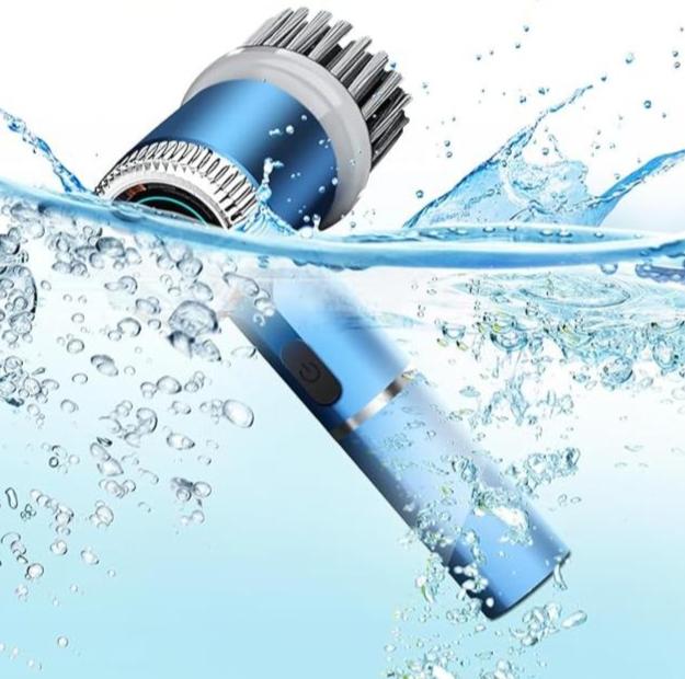 5-in-1 Rechargeable Electric Cleaning Brush β Wireless & Waterproof for Kitchen & Bathroom (UAE)