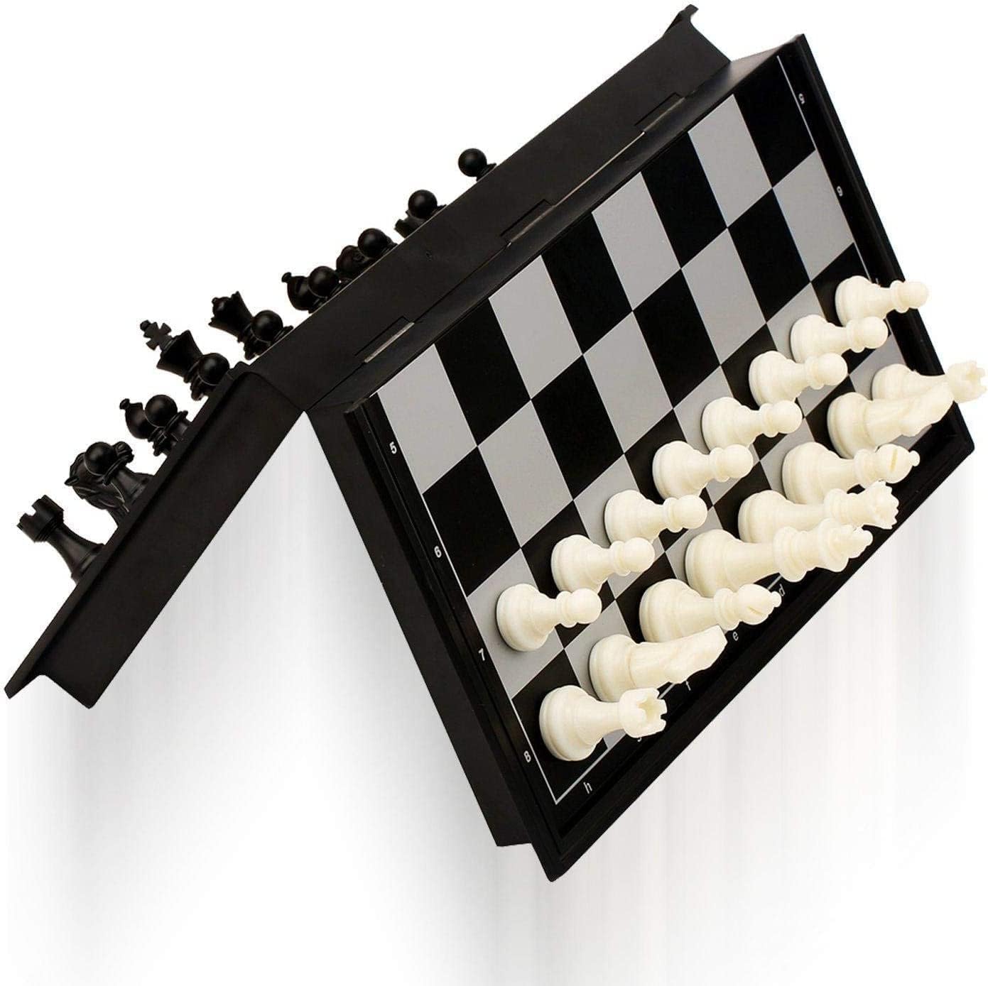 3-in-1 Magnetic Chess, Checkers & Backgammon Folding Board Game β Portable Travel Set for Kids & Adults UAE