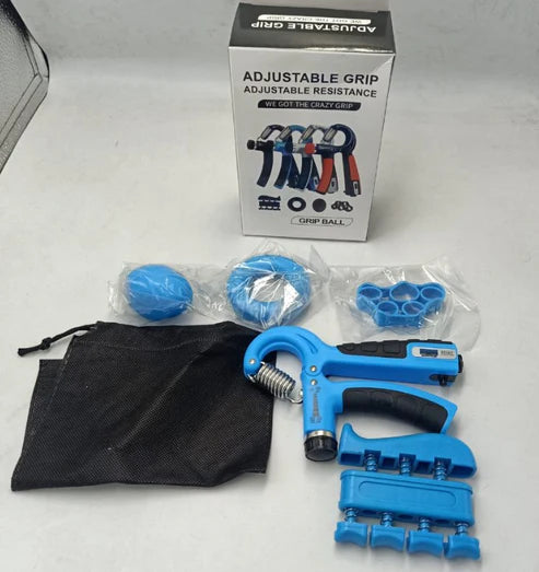 Adjustable Digital Hand Gripper Trainer – Strength Resistance Grip with Counter for Gym, Rehab & Stress Relief