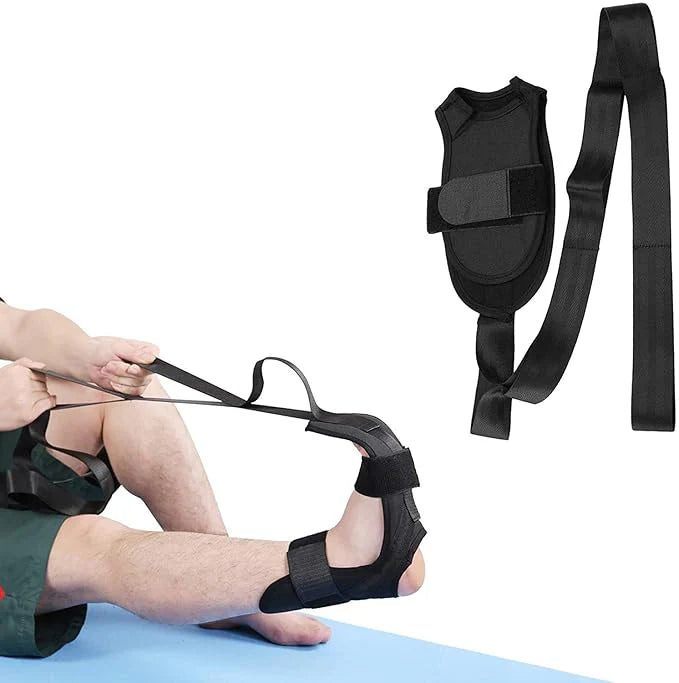 Stretch & Flex Foot Arm Exerciser Strap – Pain Relief & Posture Corrector for Home Fitness & Rehab