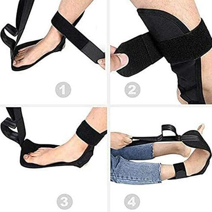 Stretch & Flex Foot Arm Exerciser Strap – Pain Relief & Posture Corrector for Home Fitness & Rehab