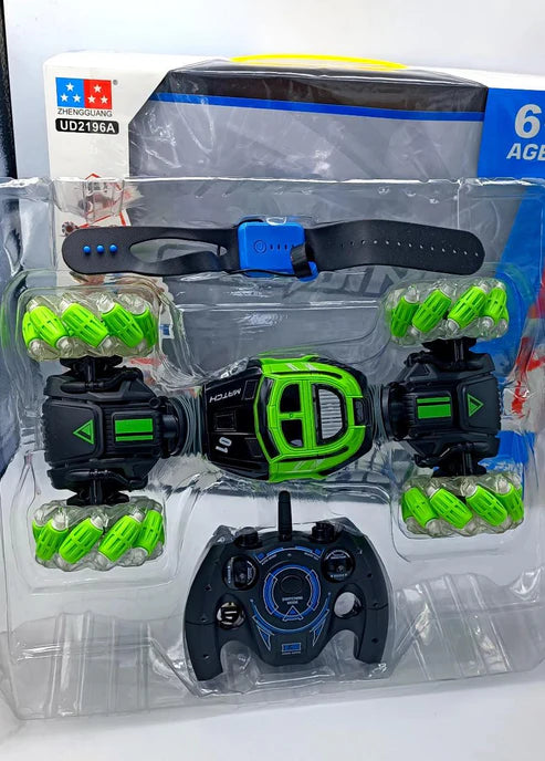Hand Gesture Remote Control Stunt Car – 360° Spinning & Drift Toy for Kids (Rechargeable)