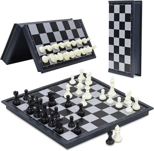 Magnetic Folding Chess Set – Portable Travel Board Game for Kids & Adults