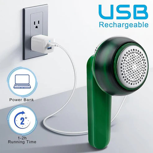 USB Rechargeable Lint Remover – Safe for All Fabrics | Clothes, Furniture & Toys