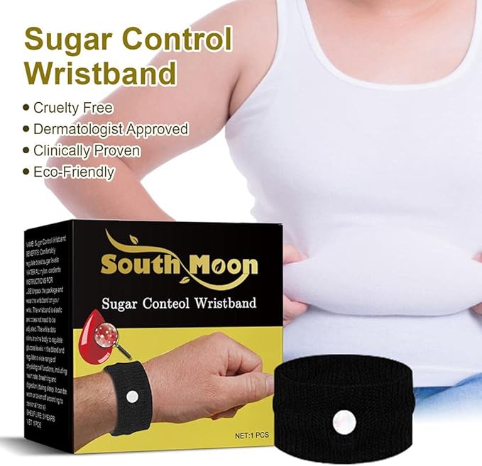 South Moon Sugar Control Wristband – Natural Acupressure Band for Blood Sugar Balance & Daily Wellness