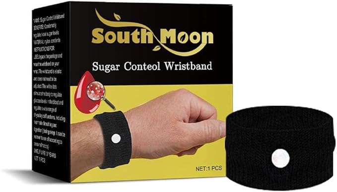 South Moon Sugar Control Wristband – Natural Acupressure Band for Blood Sugar Balance & Daily Wellness