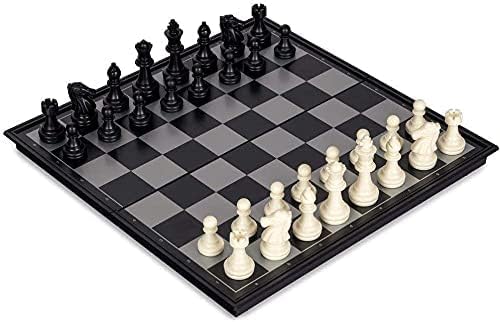3-in-1 Magnetic Chess, Checkers & Backgammon Folding Board Game – Portable Travel Set for Kids & Adults UAE