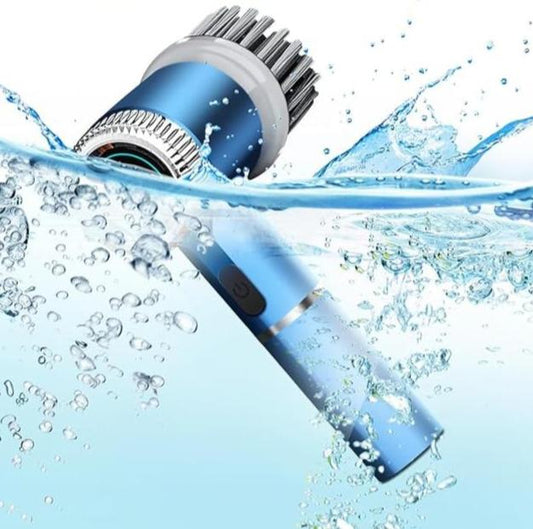 5-in-1 Rechargeable Electric Cleaning Brush – Wireless & Waterproof for Kitchen & Bathroom (UAE)