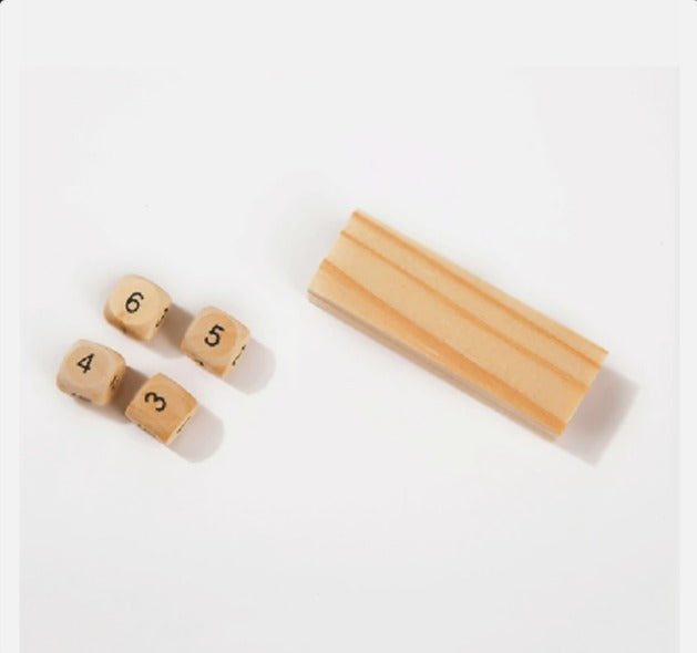 Tumbling Wooden Tower Blocks Game – 54 Piece Jenga Style Stacking Game for Kids & Family Fun UAE