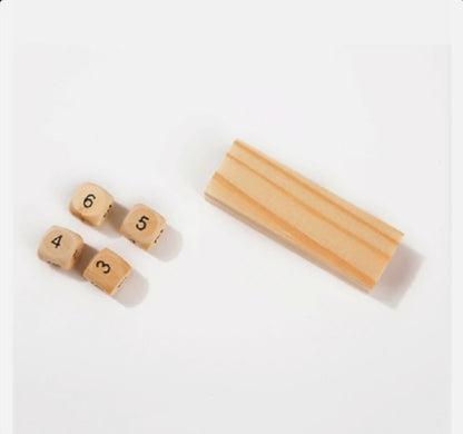 Tumbling Wooden Tower Blocks Game – 54 Piece Jenga Style Stacking Game for Kids & Family Fun UAE