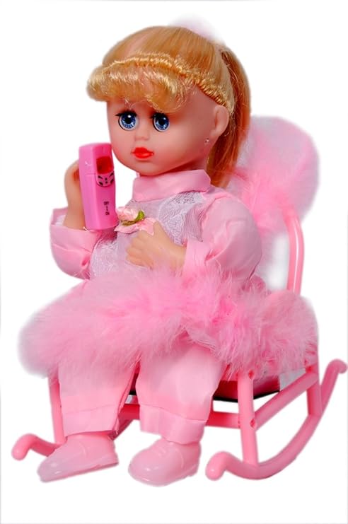 Baby Angel Doll – Rocking Chair Toy with Happy Music & Angel Wings | Light-Up Luxury Doll Gift for Girls 3+