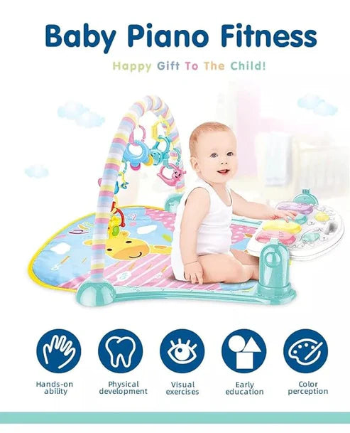 Baby Musical Piano Play Mat – Kick & Play Gym for Newborns (0-36M)