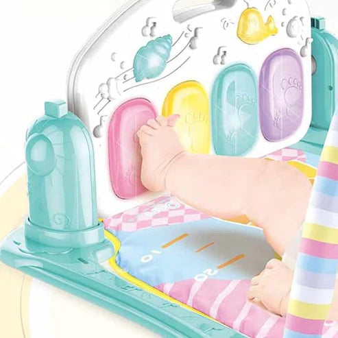 Baby Musical Piano Play Mat – Kick & Play Gym for Newborns (0-36M)