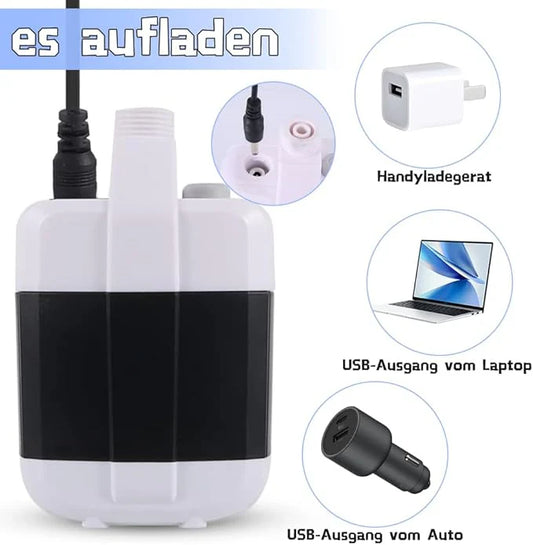 Portable Outdoor Shower Pump – Rechargeable & Waterproof | For Camping, Car & Pet Wash