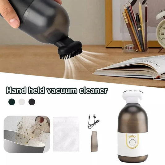 Mini USB Capsule Desktop Vacuum Cleaner – Compact, Powerful & Rechargeable for Office, Table & Home Use
