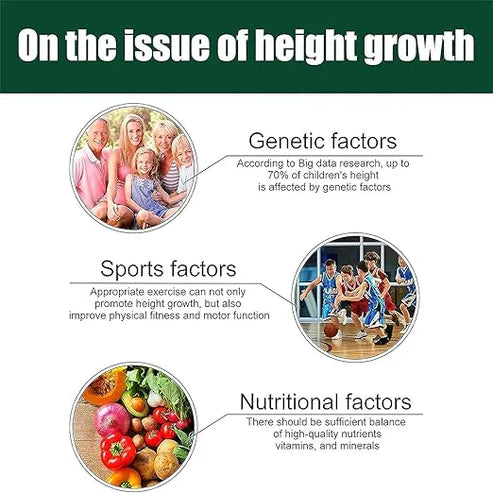 Height Booster Growth Drops – Natural Height Enhancer Formula for Teens & Adults (30ml)