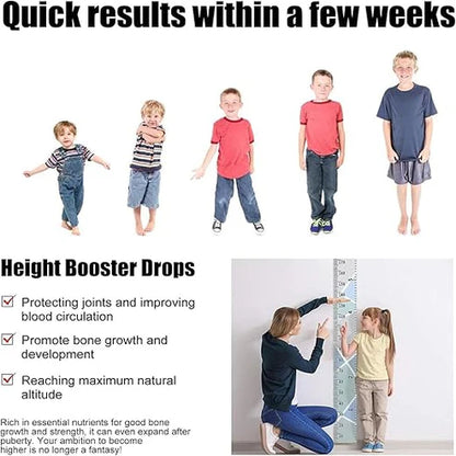 Height Booster Growth Drops – Natural Height Enhancer Formula for Teens & Adults (30ml)