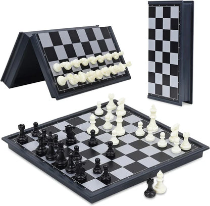 Magnetic Folding Chess Set – Portable Travel Board Game for Kids & Adults