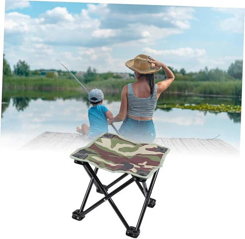 Foldable Camping Stool – Portable Outdoor Chair for Travel, Hiking, Fishing & Festivals (28cm)