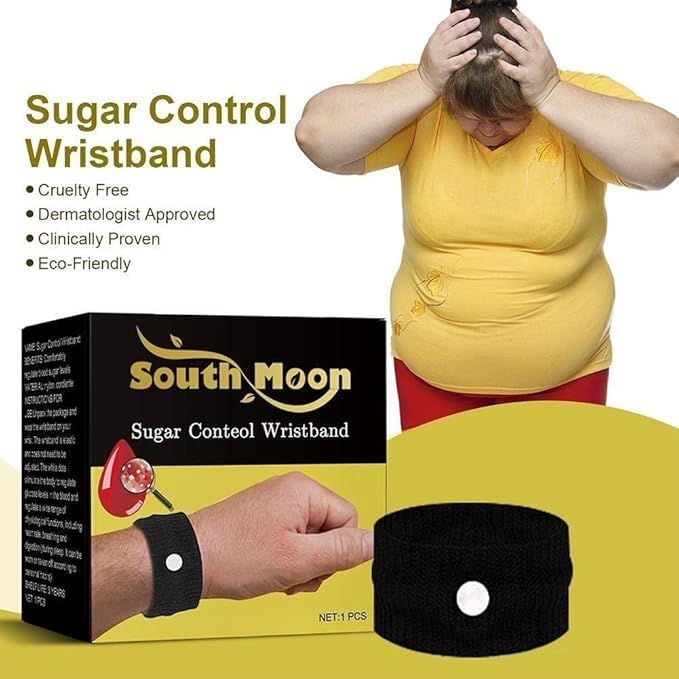 South Moon Sugar Control Wristband – Natural Acupressure Band for Blood Sugar Balance & Daily Wellness